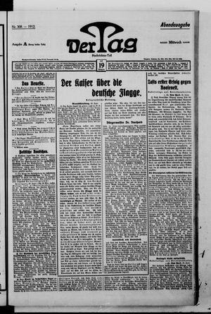 Der Tag vom 19.06.1912