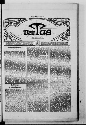 Der Tag vom 19.06.1912