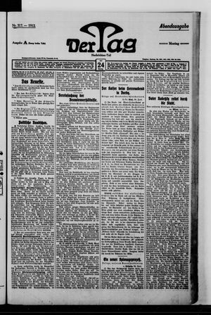 Der Tag vom 24.06.1912