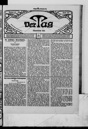 Der Tag on Jun 25, 1912