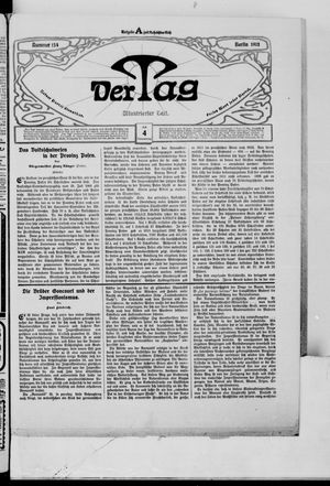 Der Tag vom 04.07.1912