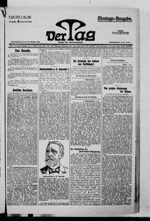 Der Tag on Jul 8, 1912