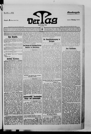 Der Tag on Jul 8, 1912