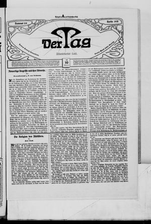 Der Tag vom 10.07.1912
