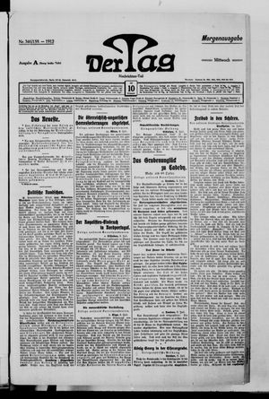 Der Tag vom 10.07.1912