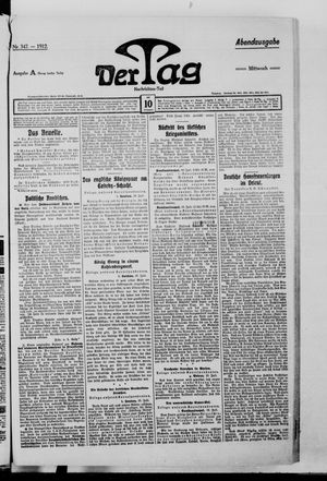 Der Tag vom 10.07.1912