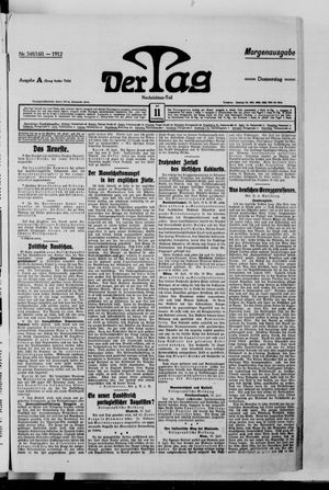 Der Tag vom 11.07.1912