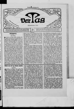 Der Tag vom 17.07.1912