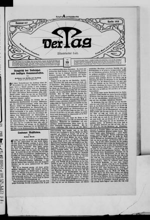 Der Tag vom 19.07.1912