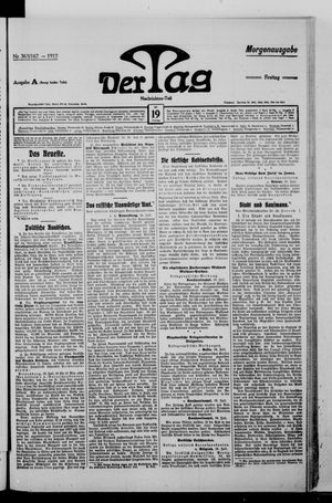 Der Tag vom 19.07.1912