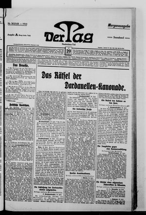 Der Tag vom 20.07.1912