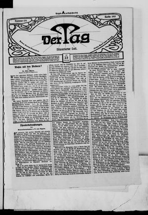 Der Tag on Jul 23, 1912