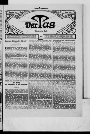 Der Tag vom 26.07.1912