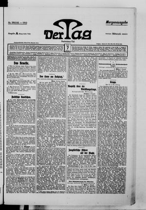 Der Tag vom 07.08.1912