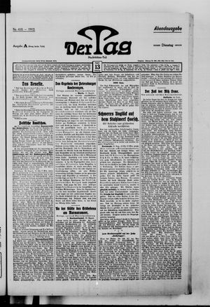 Der Tag vom 13.08.1912
