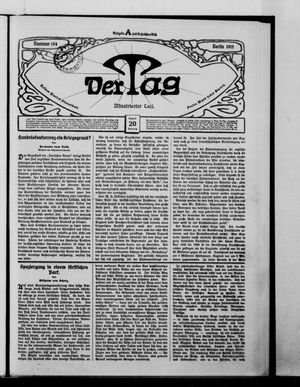 Der Tag vom 20.08.1912