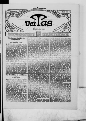Der Tag vom 23.08.1912