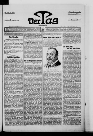 Der Tag on Aug 24, 1912