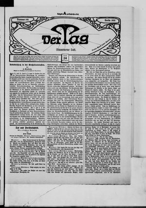 Der Tag on Aug 24, 1912
