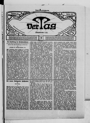 Der Tag vom 18.09.1912
