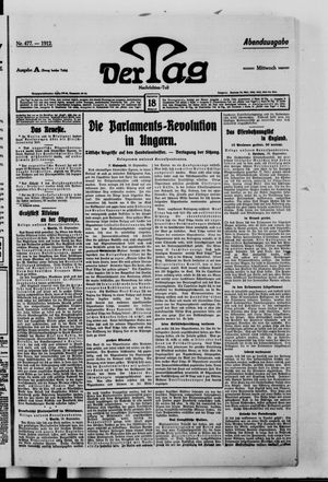 Der Tag vom 18.09.1912