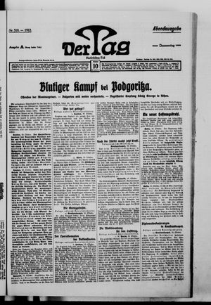 Der Tag vom 10.10.1912