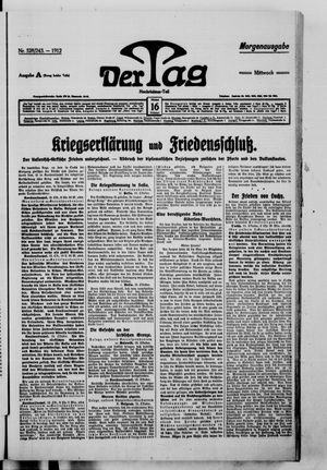 Der Tag vom 16.10.1912
