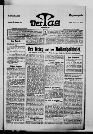 Der Tag on Nov 2, 1912