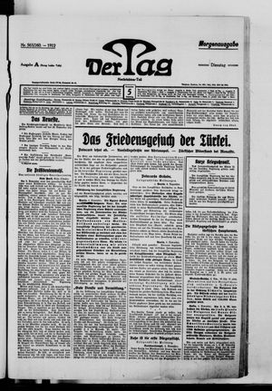 Der Tag vom 05.11.1912