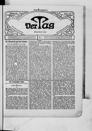 Der Tag vom 05.11.1912