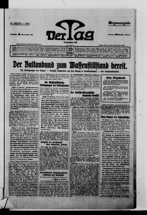Der Tag vom 20.11.1912