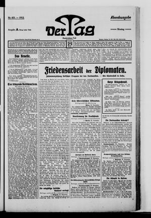 Der Tag vom 25.11.1912