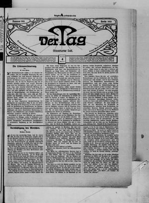 Der Tag vom 04.12.1912