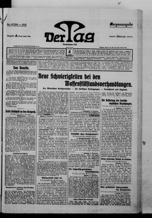 Der Tag vom 04.12.1912