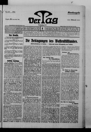 Der Tag vom 04.12.1912