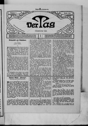 Der Tag vom 05.01.1913