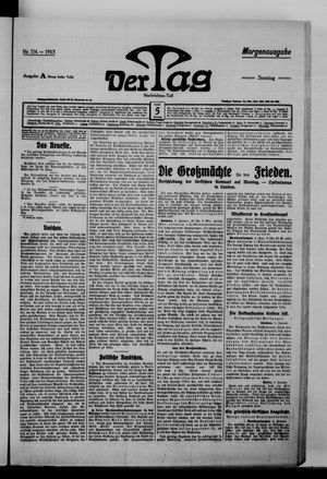 Der Tag vom 05.01.1913