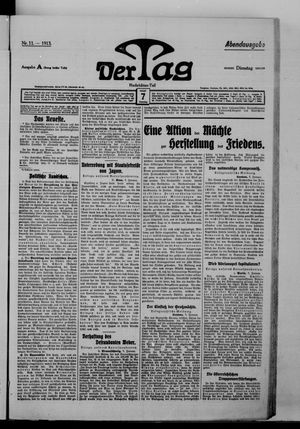 Der Tag vom 07.01.1913