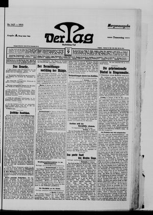 Der Tag on Jan 9, 1913