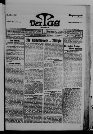 Der Tag vom 11.01.1913