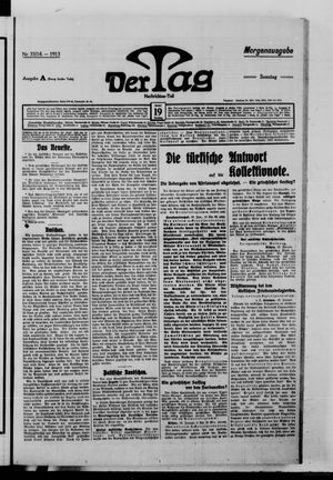 Der Tag vom 19.01.1913