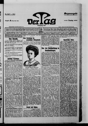 Der Tag vom 21.01.1913
