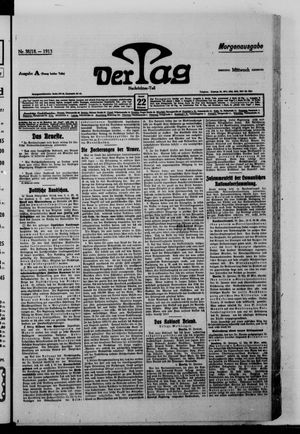 Der Tag vom 22.01.1913