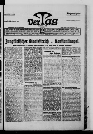 Der Tag vom 24.01.1913