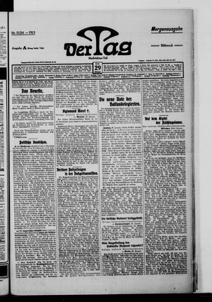 Der Tag vom 29.01.1913