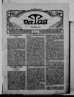 Der Tag vom 01.02.1913