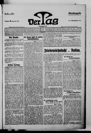 Der Tag vom 01.02.1913