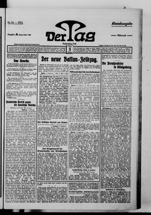 Der Tag vom 05.02.1913