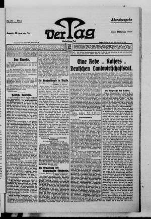 Der Tag on Feb 12, 1913