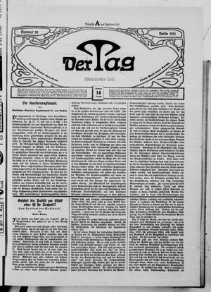 Der Tag on Feb 14, 1913
